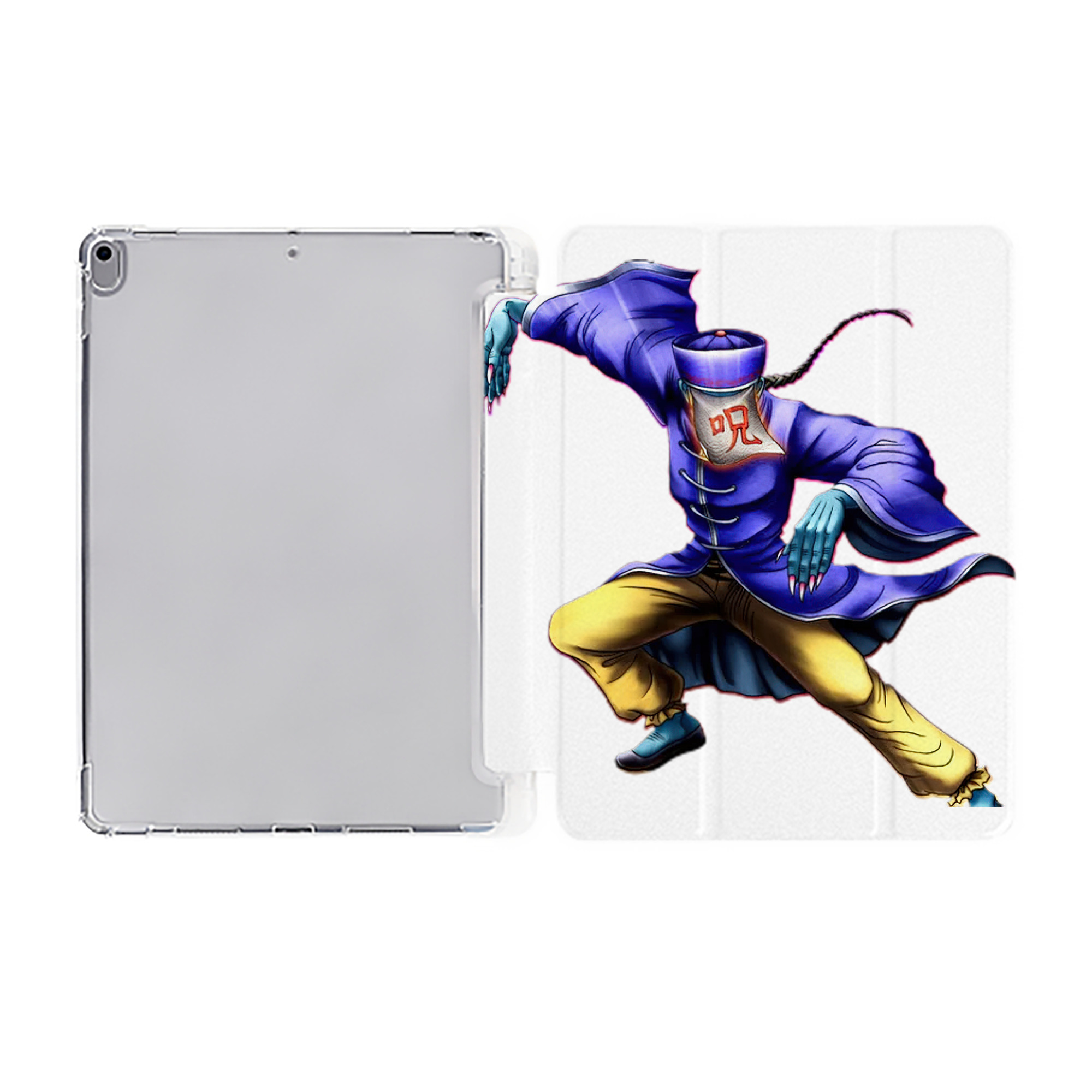 （画像用） 遊☆戯☆王 Yu-Gi-Oh! IPad ケース ペン収納付き 三つ折りスタンド PUレザー×シリコン 対応機種9.5/10.5/10.9インチ